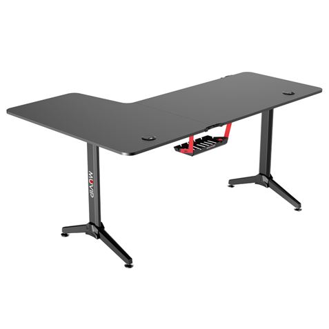 MESA GAMING PRO1300 FIBRA CARBONO | L DERECHA | ALFOMBRILLA 80X30CM | MUVIP - Imagen 4