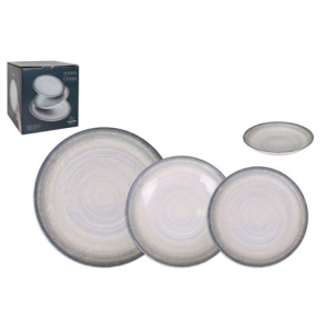 VAJILLA PORCELANA YVORY 18PCS OCEAN