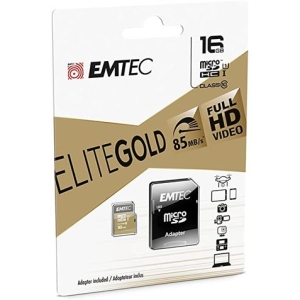 MEMORIA MICRO SD 16GB ELITE GOLD 85MB/S EMTEC