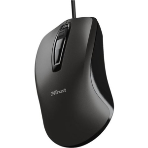 RATON OPTICO USB 3 BOTONES 1200DPI TRUST CARVE NEGRO