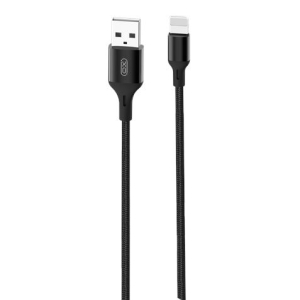 CABLE NB143 CORDON USB - LIGHTNING | 2.4A | 2 MTR | NEGRO XO