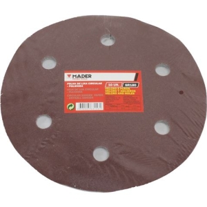 PACK 10 LIJAS 215MM GR180 VELCRO MADER