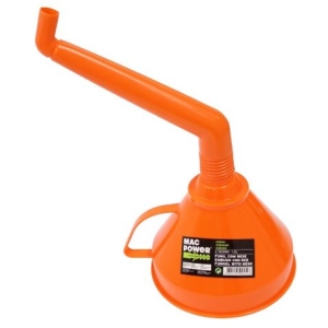 EMBUDO PLASTICO CURVADO, 160mm. MAC POWER