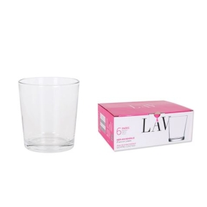 SET 6 VASOS CRISTAL 295CC PARIS