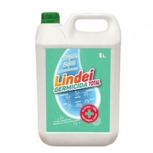 GERMICIDA TOTAL (LIMPIADOR - DESINFECTANTE - DESENGRASANTE) 5 LITROS LINDEI