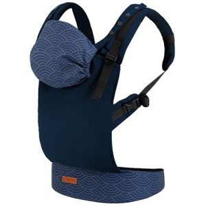 MOCHILA DE PORTEO BEBE +3 MESES HASTA 20KG NAVI BLUE COLLET MOMI