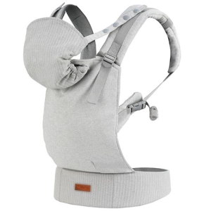 MOCHILA DE PORTEO BEBE +3 MESES HASTA 20KG GRAY COLLET MOMI