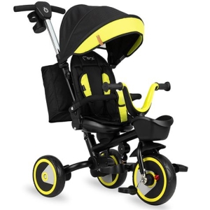 TRICICLO MULTIFUNCION 5 EN 1 YELLOW INVIDIA MOMI