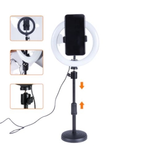 KIT YOUTUBER BGD002 TRIPODE + SOPORTE SMARTPHONE + LUZ 8" XO