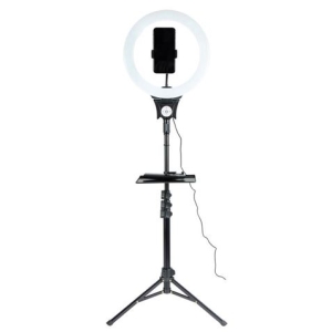 KIT YOUTUBER L06 TRIPODE + SOPORTE SMARTPHONE + LUZ 12" XO