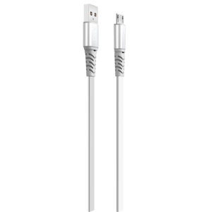 CABLE NB154 CARGA RAPIDA USB - MICRO USB | 2A | 1 METRO | PLATA XO