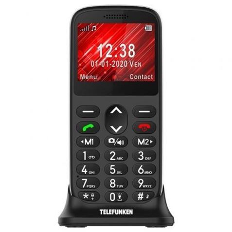 TELEFONO TELEFUNKEN S420 PERSONAS MAYORES NEGRO