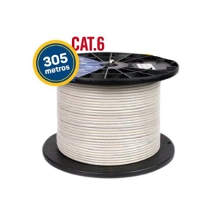 BOBINA CABLE RED UTP CAT6 305 METROS CROMAD