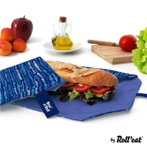 PORTA BOCADILLOS ESSENTIAL BLUE MARINE 11X15CM