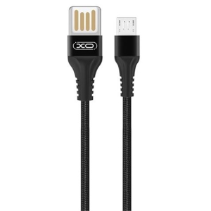 CABLE NB118 CARGA RAPIDA SLIM USB - MICRO USB | 2.1A | 1 METRO | NEGRO XO