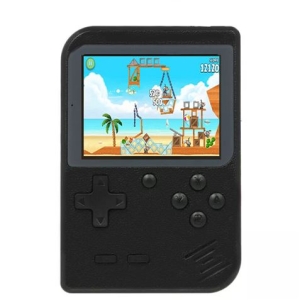 CONSOLA CLÁSICA PORTATIL 400 JUEGOS NEGRO