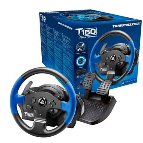 VOLANTE + PEDALES T150RS FORCE FEEDBACK PS5/PS4/PS3/PC THRUSTMASTER