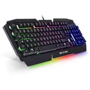 TECLADO GAMING SPIRIT OF GAMER PRO-K5 SP - RETROILUMINACIÓN RGB
