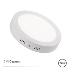 DOWNLIGHT CIRCULAR SOBRE PARED LED 18W LUZ BLANCA ELBAT