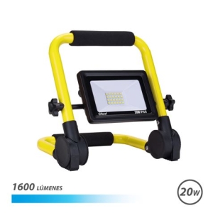 FOCO LED 20W 6500K CON SOPORTE PLEGABLE ELBAT