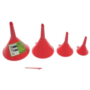 JUEGO 4 PCS EMBUDOS PLASTICO SAURIUM