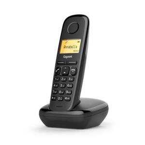 TELÉFONO DECT GIGASET A170 NEGRO | LCD 1.5" | FUNCION ALARMA