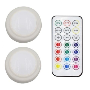 PACK 2 LUCES RGB+BLANCO CON MANDO SEVENON