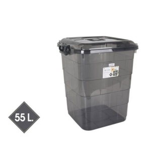 CAJA PLASTICA PLATIN TETRIS 55 LITROS CONFORTIME