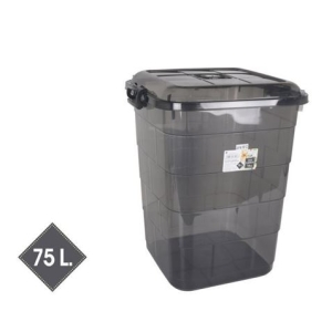CAJA PLASTICA PLATIN TETRIS 75 LITROS CONFORTIME
