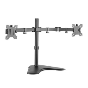 SOPORTE DE MESA CON BASE PARA 2 MONITORES 13"-32" CROMAD