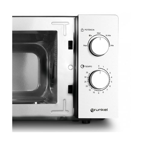 MICROONDAS 20L INOX. 700W GRUNKEL - Imagen 2
