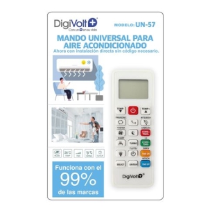 MANDO UNIVERSAL PARA AIRE ACONDICIONADO UN57 DIGIVOLT