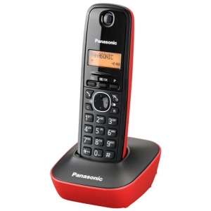 TELÉFONO INALÁMBRICO DECT PANASONIC KX-TG1611 ROJO