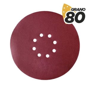 PACK 5 LIJAS REDONDAS GR80 VELCRO COMPATIBLE BL0223 BLIM