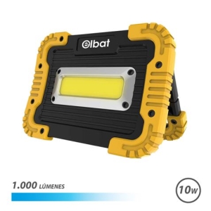 FOCO LED RECARGABLE 10W 1000LM LUZ FRIA ELBAT