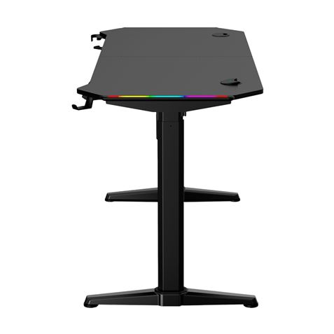 MESA GAMING PRO1600 XL MOTORIZADA FIBRA CARBONO | LUZ RGB SOUND MUVIP - Imagen 3