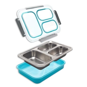 FIAMBRERA HERMETICA 3 COMPARTIMENTOS INOX THERMOSPORT