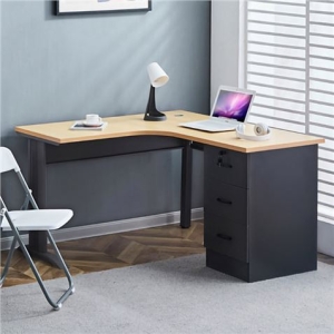 MESA DE ESCRITORIO MS800 140X120X75CM L DERECHA + CAJONERA MUVIP