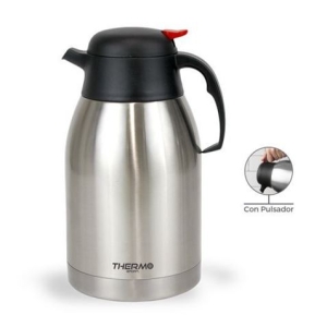 JARRA TERMICA ACERO INOXIDABLE CON PULSADOR 2 LITROS THERMOSPORT