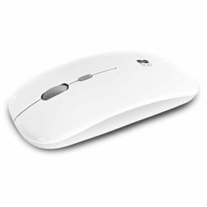 RATON INALAMBRICO BLUETOOTH DUAL BATERIA BLANCO SUBBLIM