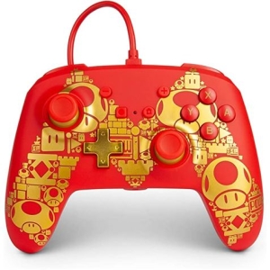 MANDO GAMEPAD ENHANCED NINTENDO SWITCH GOLDEN MARIO POWER-A