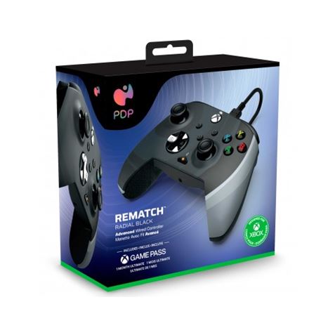 MANDO GAMEPAD PC/XBOX REMATCH WIRED BLACK PDP - Imagen 2