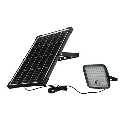 FOCO LED SOLAR 30W 4800LM CON SENSOR + MANDO ELBAT - Imagen 3