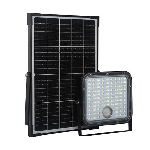 FOCO LED SOLAR 30W 4800LM CON SENSOR + MANDO ELBAT - Imagen 5