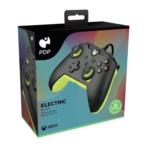 MANDO GAMEPAD PC/XBOX ELECTRIC BLACK WIRED PDP - Imagen 2