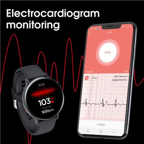 SMARTWATCH SW2000 GOLD 1.4" | IP68 | ECG | PULSOMETRO - Imagen 3