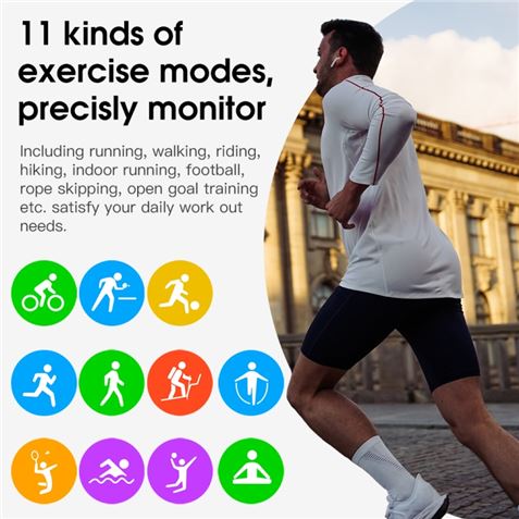 SMARTWATCH SW2000 SILVER 1.4" | IP68 | ECG | PULSOMETRO - Imagen 4