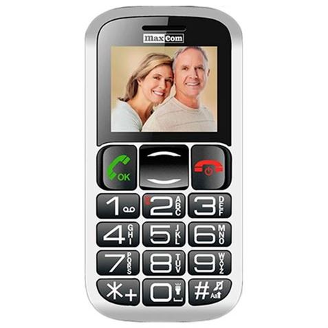 TELEFONO MOVIL MM462 | 1.8" | 2G | BLACK SILVER MAXCOM