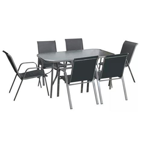 (SOLO MESA) MESA EXTERIOR 140CM CAPACIDAD 6 PERSONAS