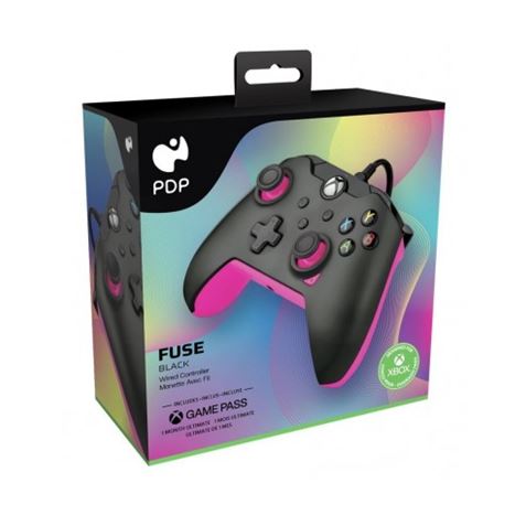 MANDO GAMEPAD PC/XBOX FUSE BLACK WIRED PDP - Imagen 2